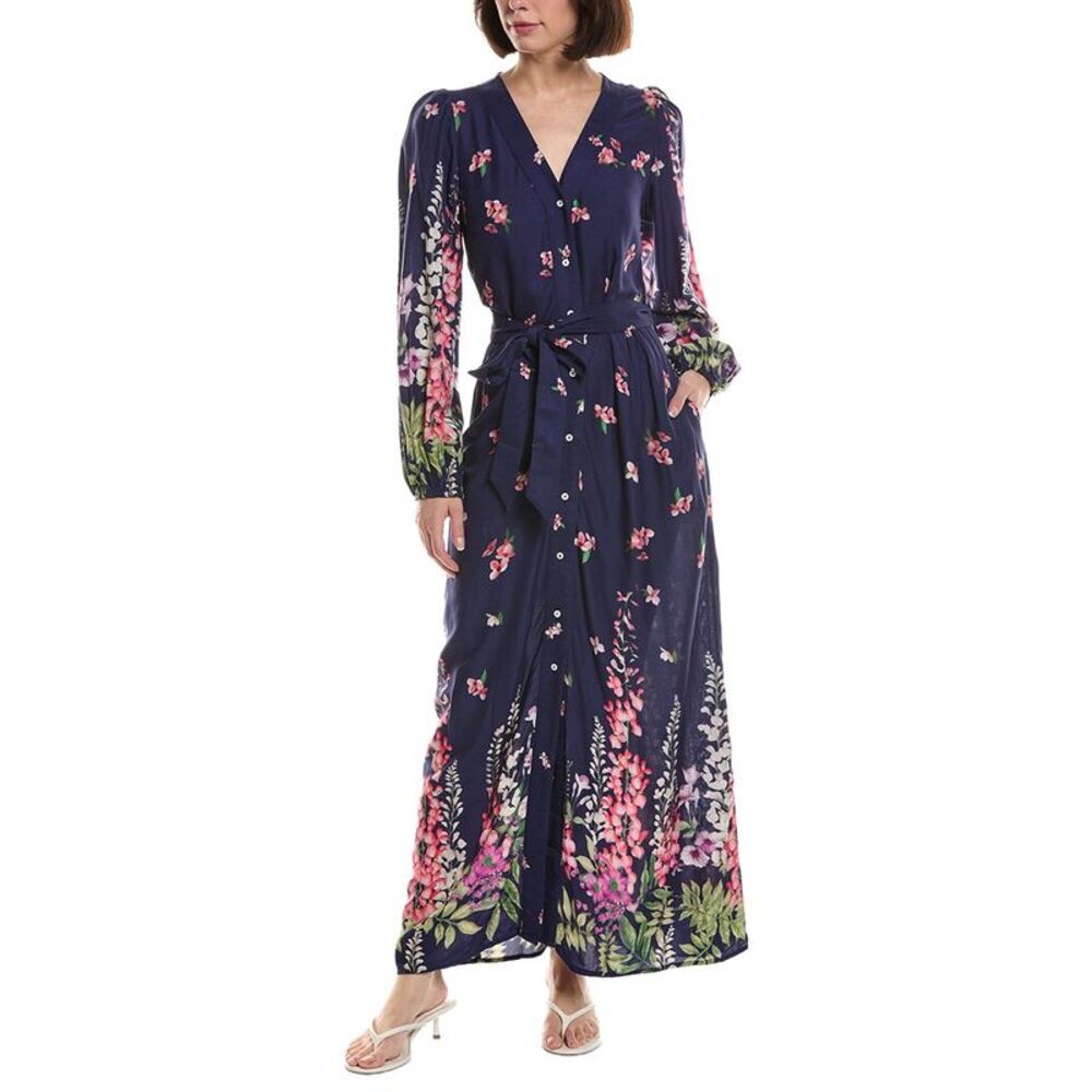 Garrie B Womens  Midi Dress, Blue